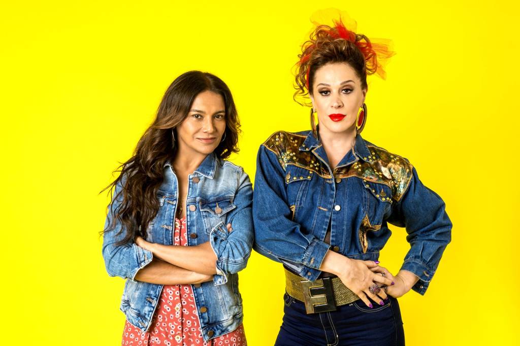 Dira Paes e Claudia Raia em Verão 90 Dira Paes e Claudia Raia em Verão 90