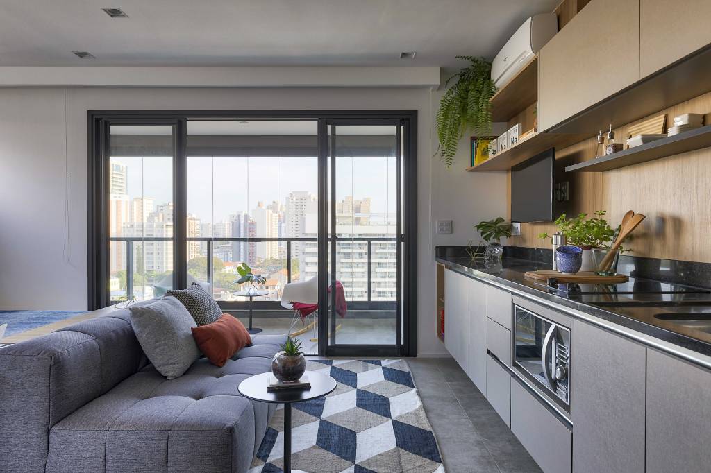 Veja as boas ideias que fazem deste miniapartamento de 38m² um gigante!