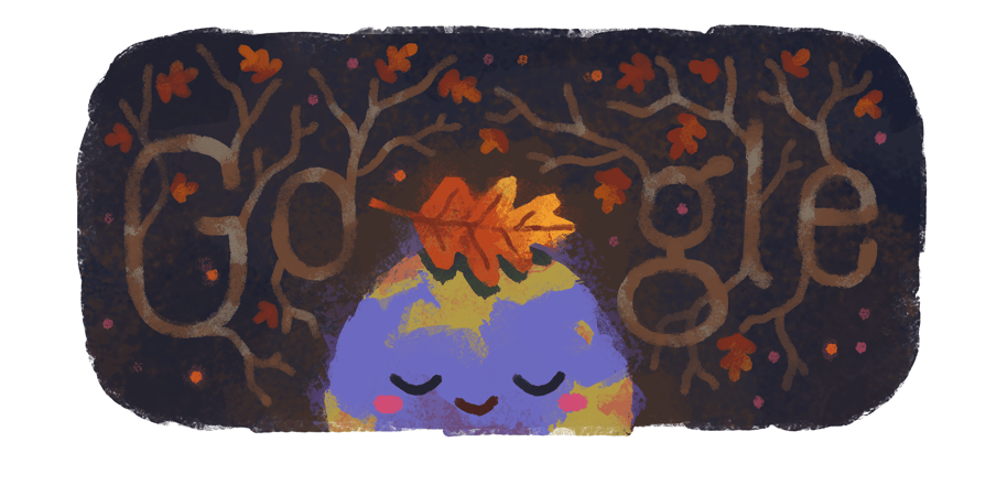equinocio de outono doodle do google equinocio de outono doodle do google