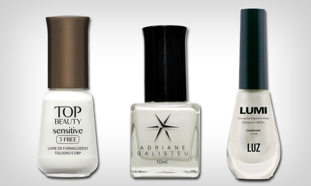 O esmalte branco está com tudo! O esmalte branco está com tudo!