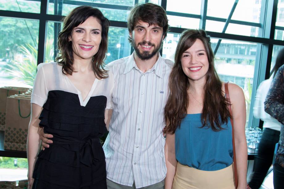 Arieta Correa, Pedro Santos e Natália Lage