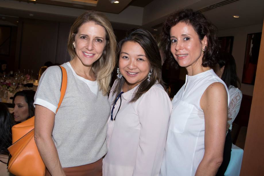 Anny Nahmias, Daniela Ota e Priscila Monteiro, da Dior