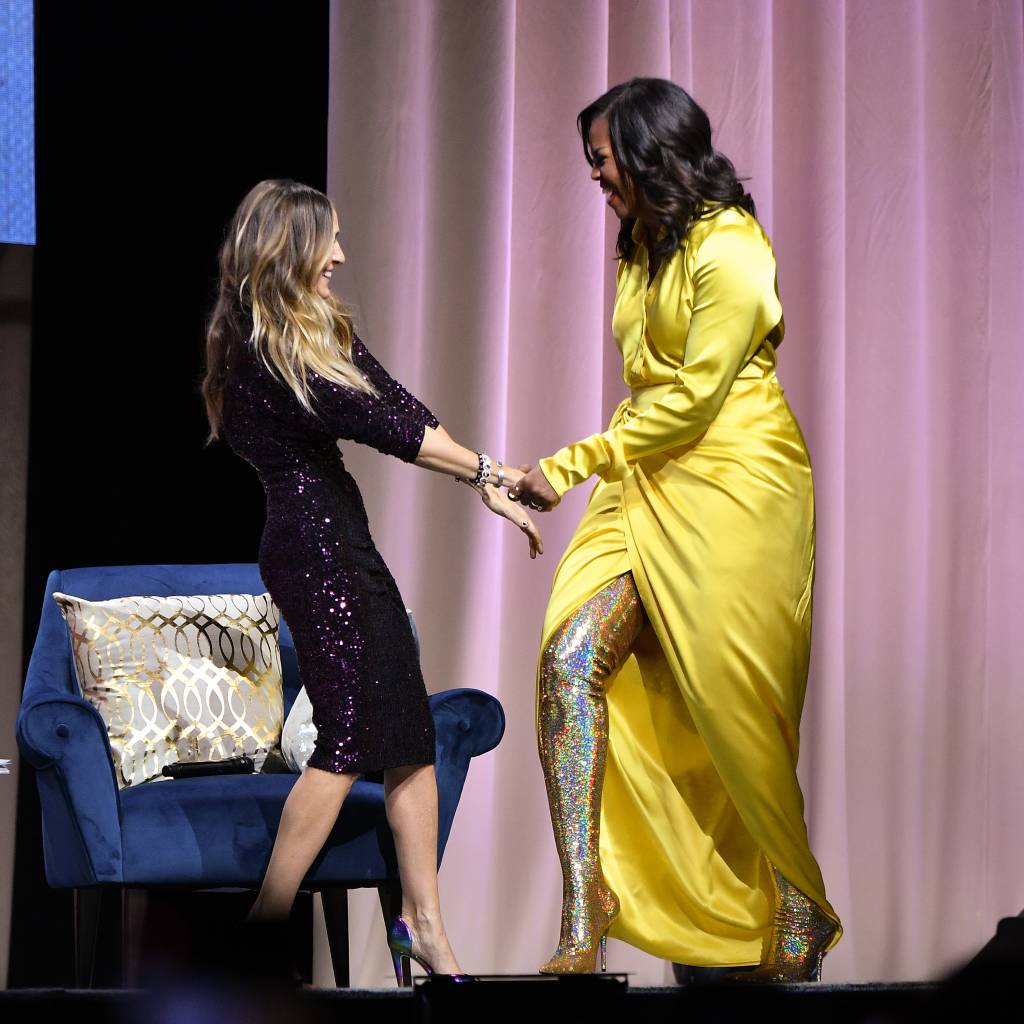 Michelle Obama Michelle Obama Discusses Her New Book “Becoming” With Sarah Jessica Parker