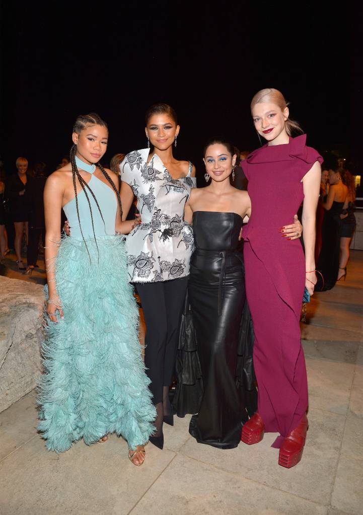 Storm Reid, Zendaya, Alexa Demie, e Hunter Schafer Storm Reid, Zendaya, Alexa Demie, e Hunter Schafer