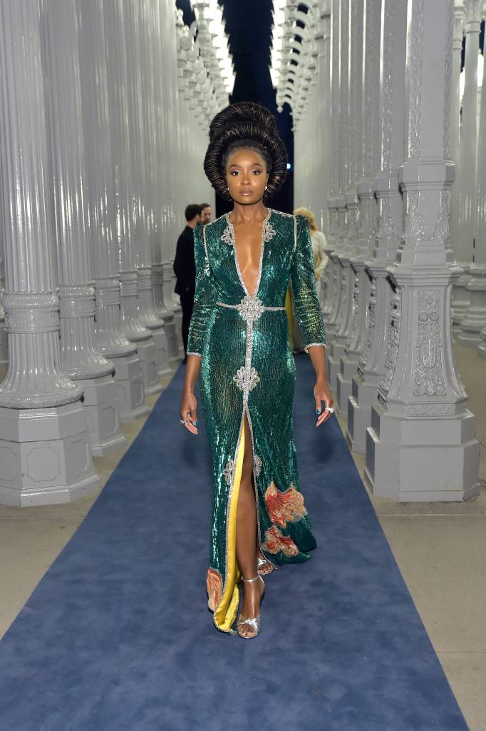kiki layne 2019 LACMA Art + Film Gala Honoring Betye Saar And Alfonso Cuarón Presented By Gucci – Inside