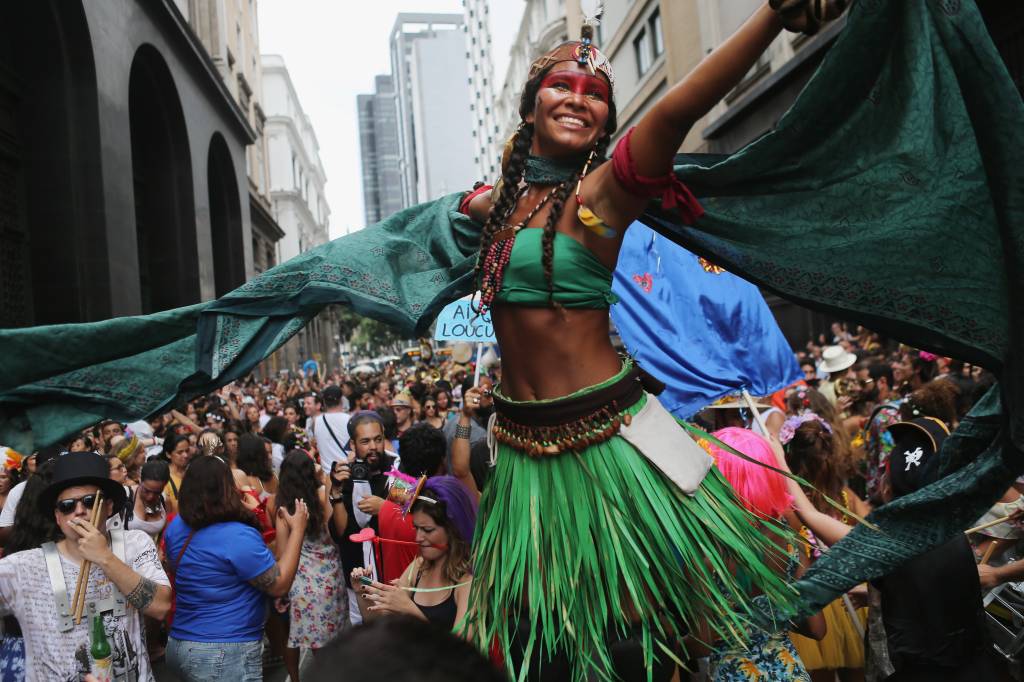 Unofficial Opening Of Carnival In Rio De Janeiro