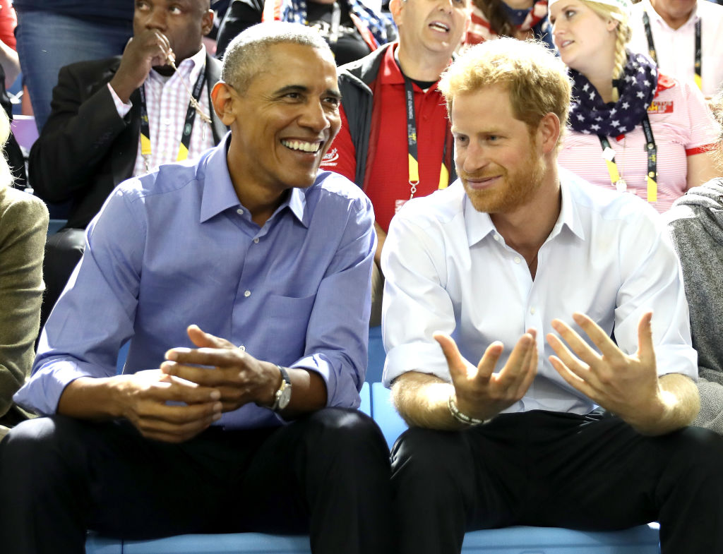 Principe Harry e Barack Obama nos Invictus Games Toronto