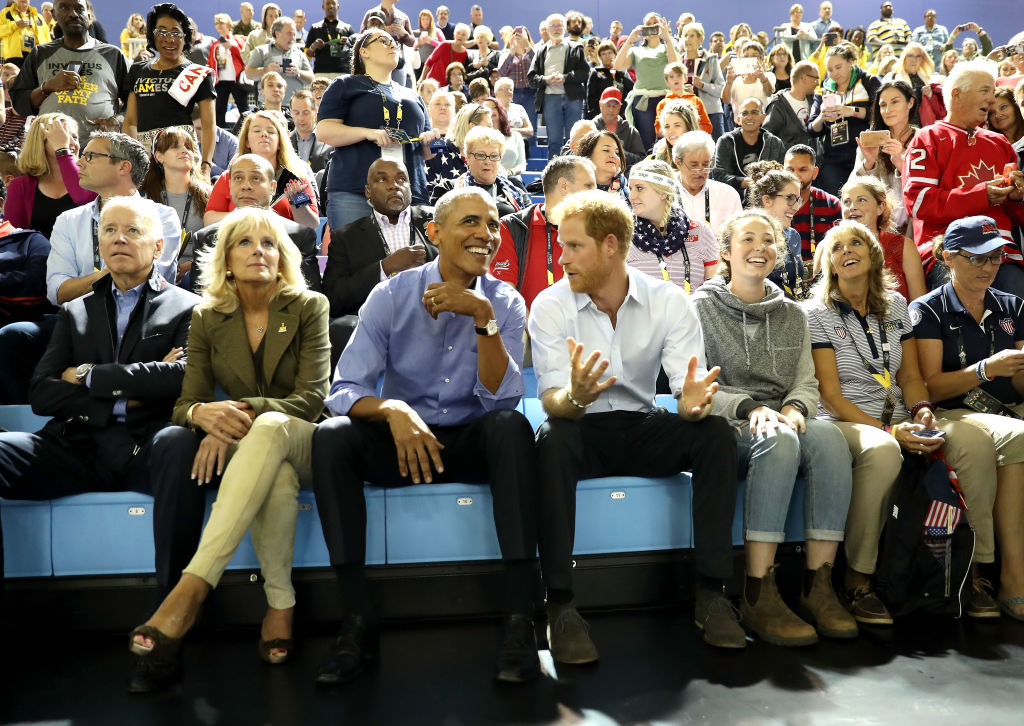 Principe Harry e Barack Obama nos Invictus Games Toronto