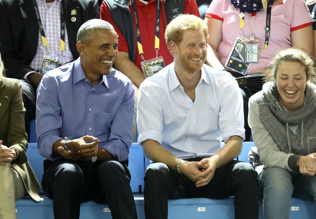Principe Harry e Barack Obama nos Invictus Games Toronto