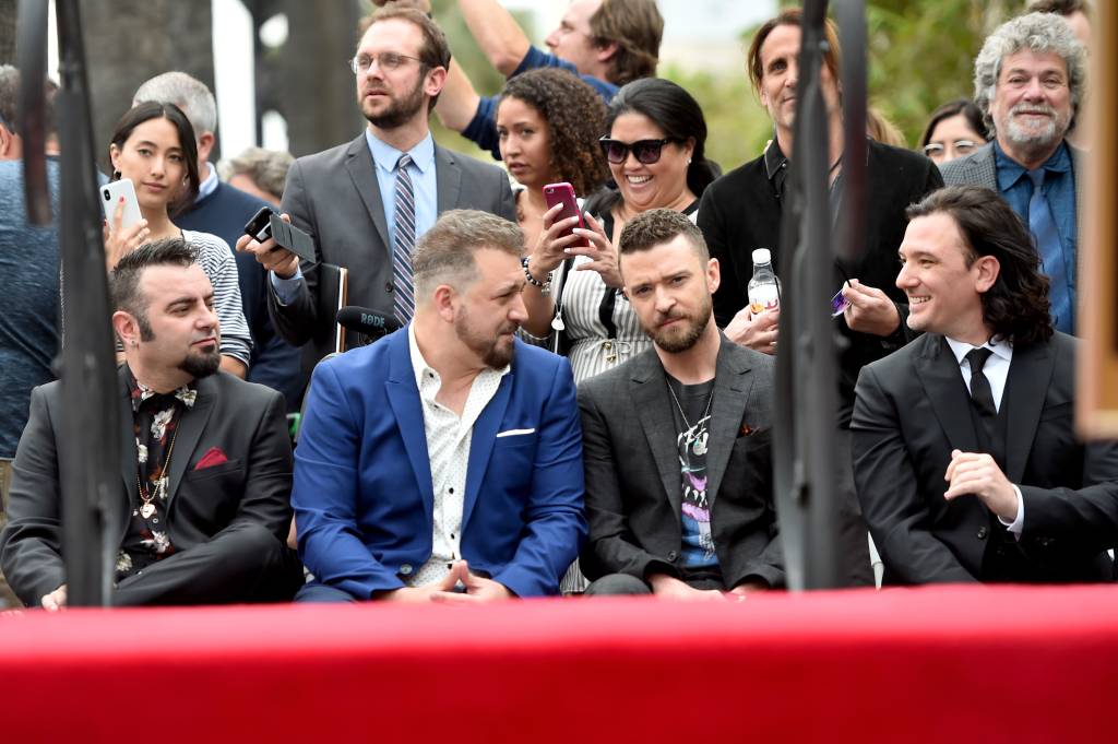 NSYNC estrela calcada da fama NSYNC estrela calcada da fama