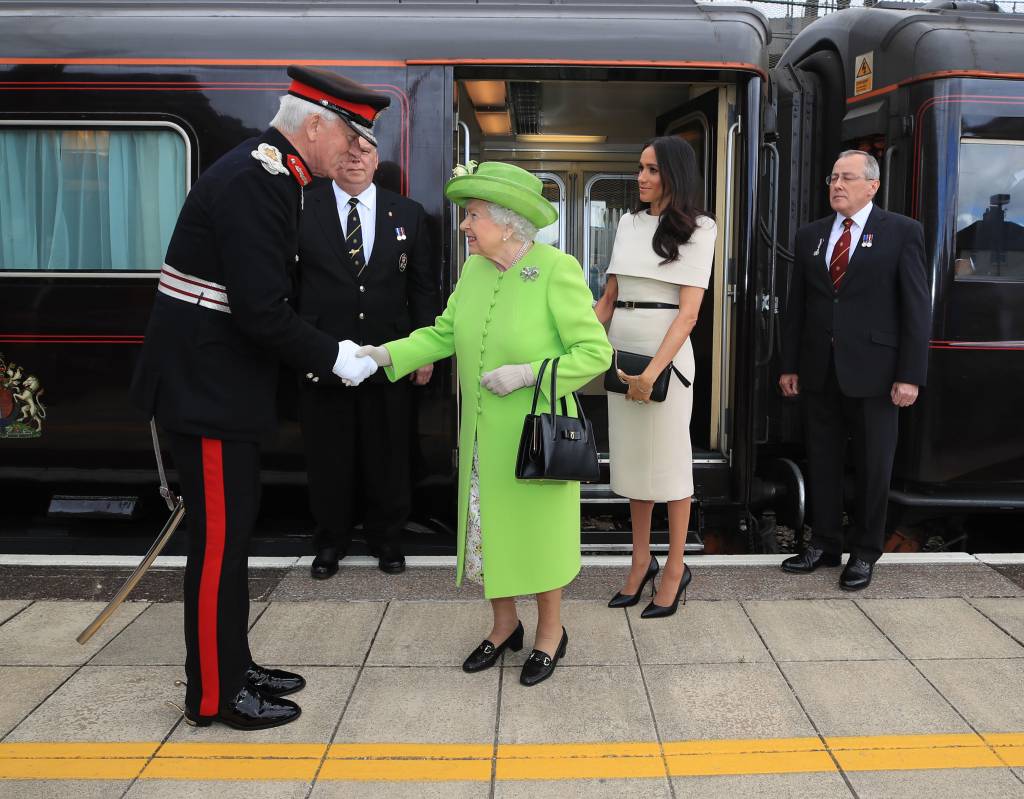 Meghan Markle e a Rainha Elizabeth Meghan Markle e a Rainha Elizabeth