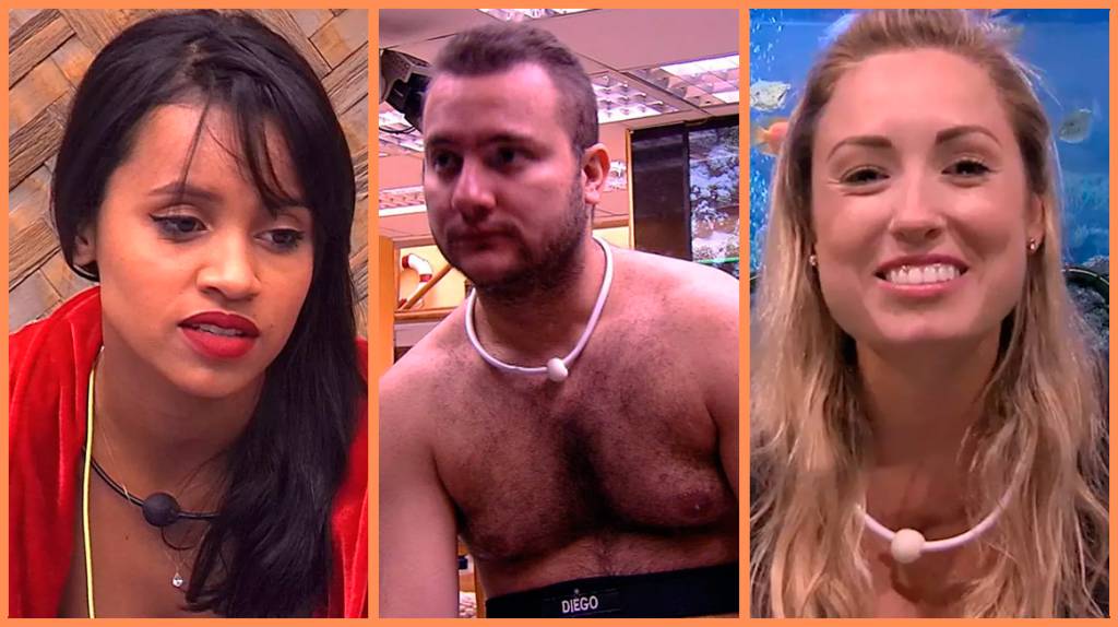 Gleici, Diego e Jéssica estão no paredão do BBB18