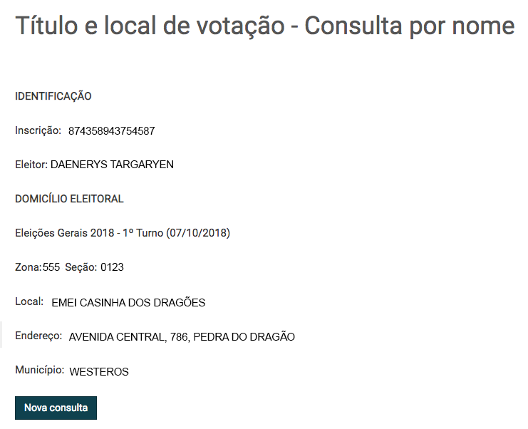 identificacao do eleitor identificacao do eleitor