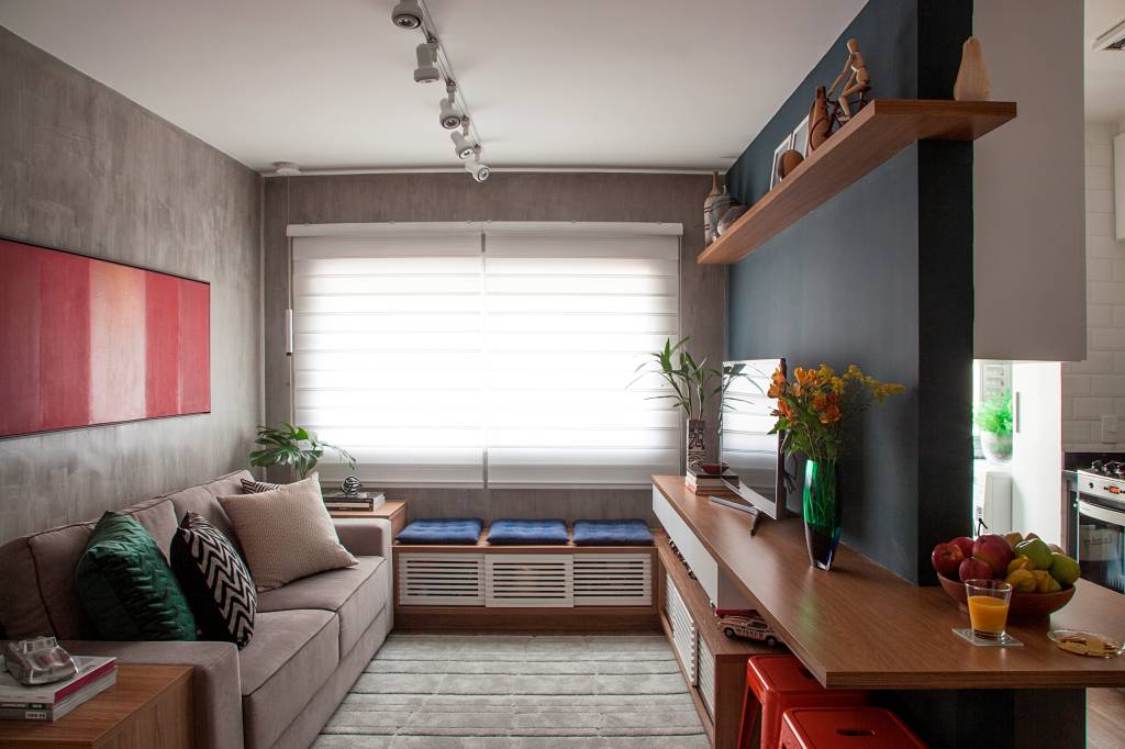 Pequeno notável: este apartamento moderninho tem só 34 m²!