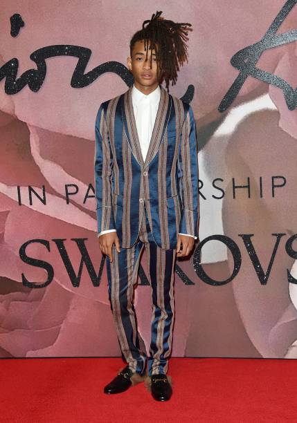 <strong>Jaden Smith </strong>veste<strong> Gucci</strong>.