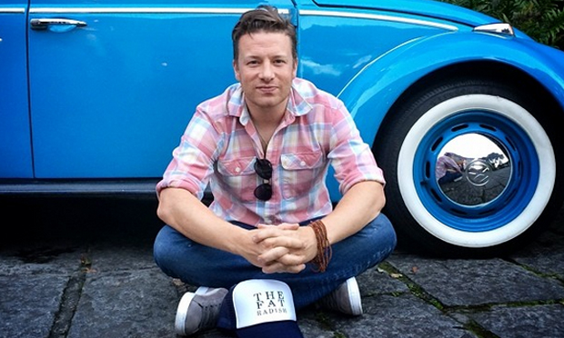 Jamie Oliver visita o Brasil pela primeira vez