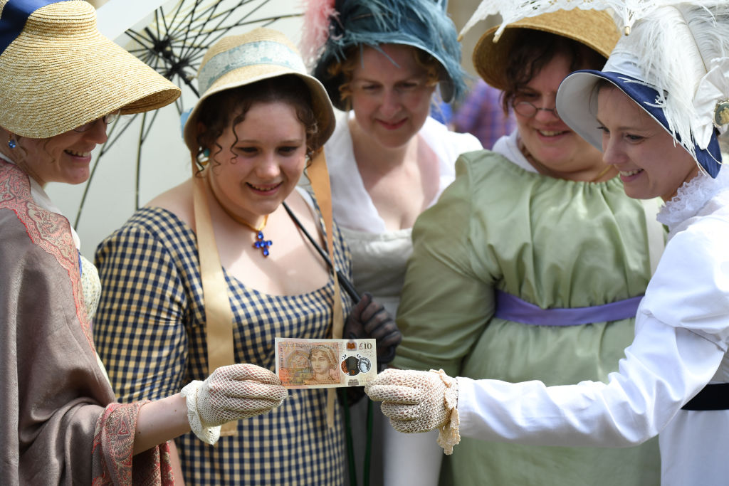 Bank Of England Unveils Jane Austen Ten Pound Note