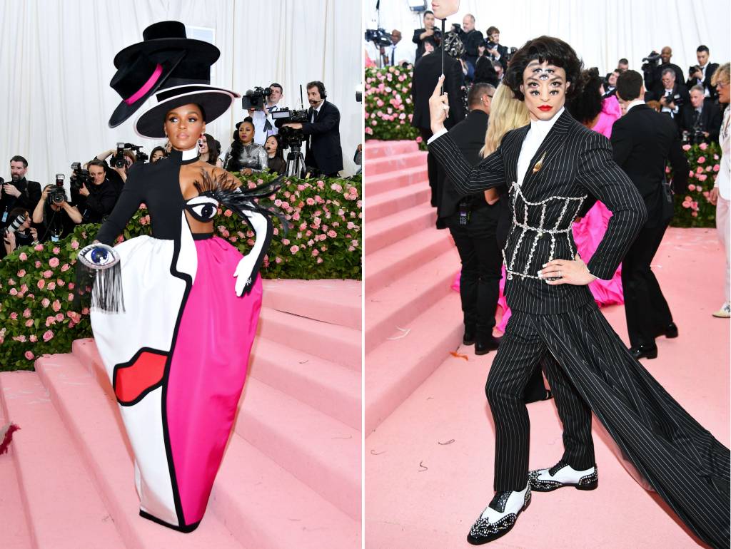janelle monae e ezra miller met gala 2019 janelle monae e ezra miller met gala 2019