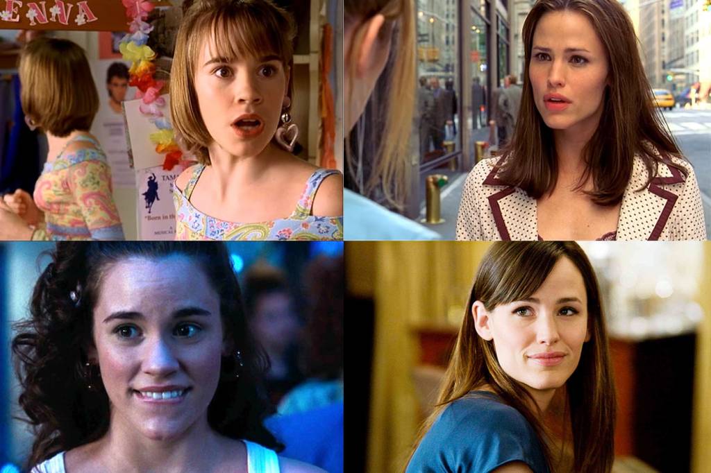 Jennifer Garner e Christa B. Allen em “De Repente 30” e “Minhas Adoráveis Ex-Namoradas”