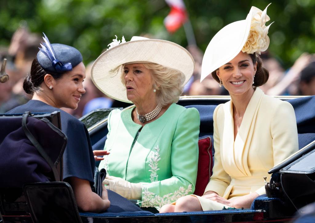 Meghan Markle Camilla e Kate Middleton no Trooping The Colour 2019 Meghan Markle Camilla e Kate Middleton no Trooping The Colour 2019