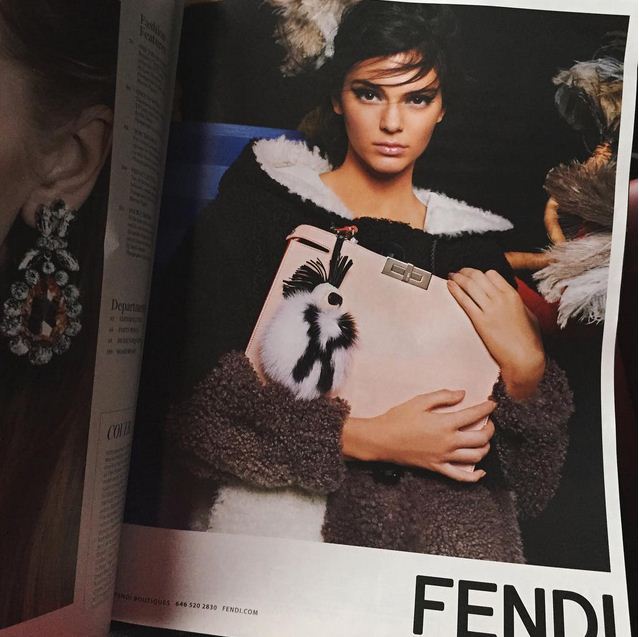 Kendall Jenner estrela nova campanha da Fendi