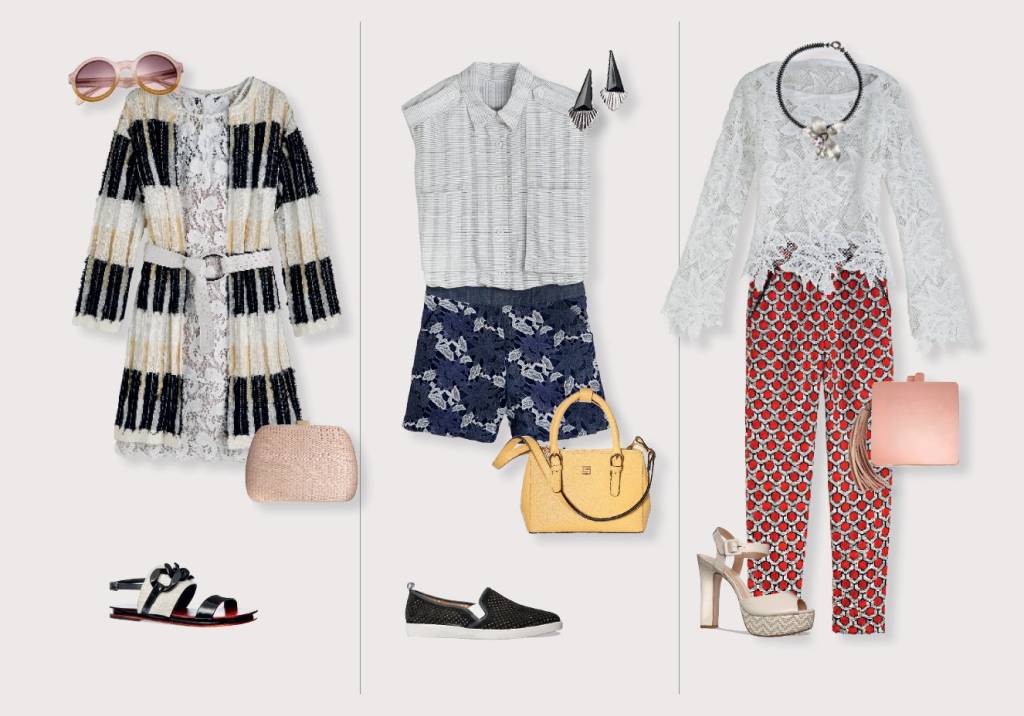 Aprenda a combinar peças de renda e arrase nos looks de final de semana