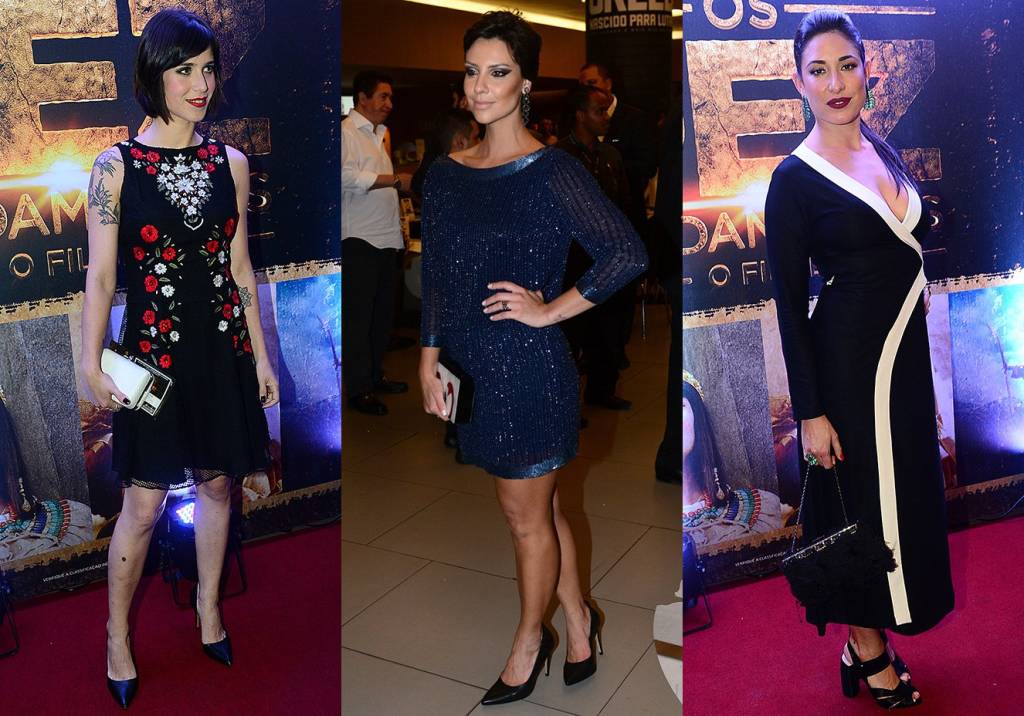 Os looks de atrizes e convidadas na estreia de “Os Dez Mandamentos” nos cinemas