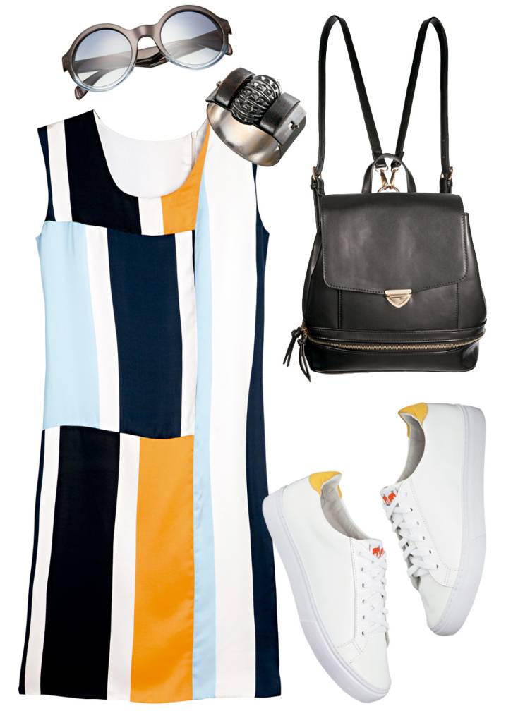 2 looks com estampa de listras 2 looks com estampa de listras