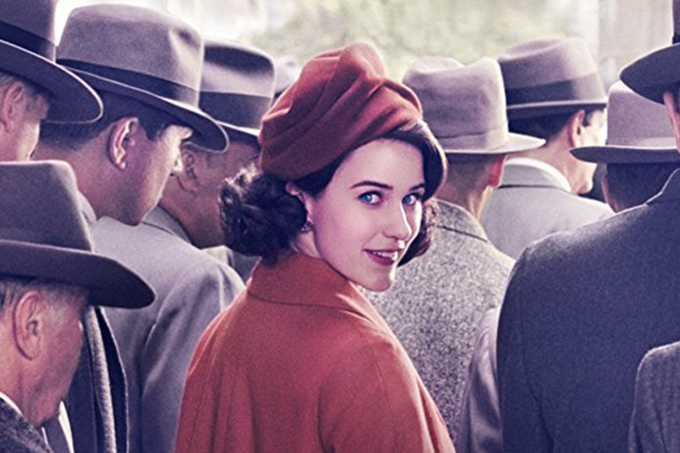 Rachel Brosnahan em The Marvelous Mrs. Maisel