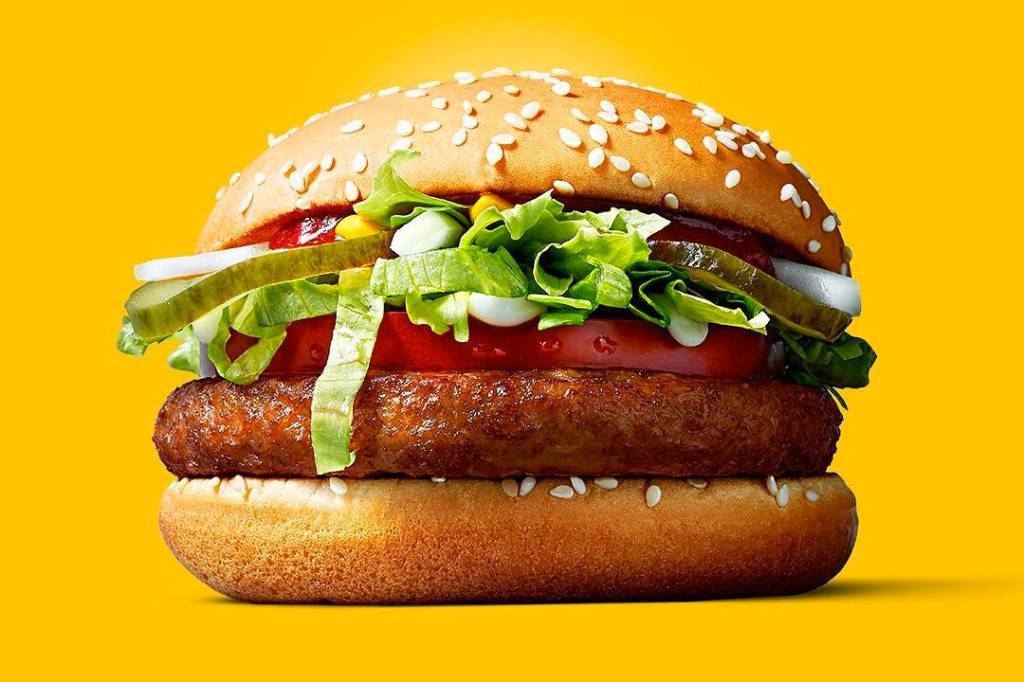 McDonalds lança hambúrguer vegano em caráter experimental