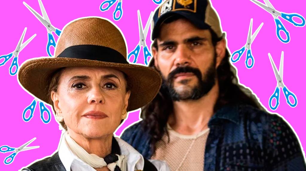 Sophia ataca Mariano com tesouradas em “O Outro Lado do Paraíso”