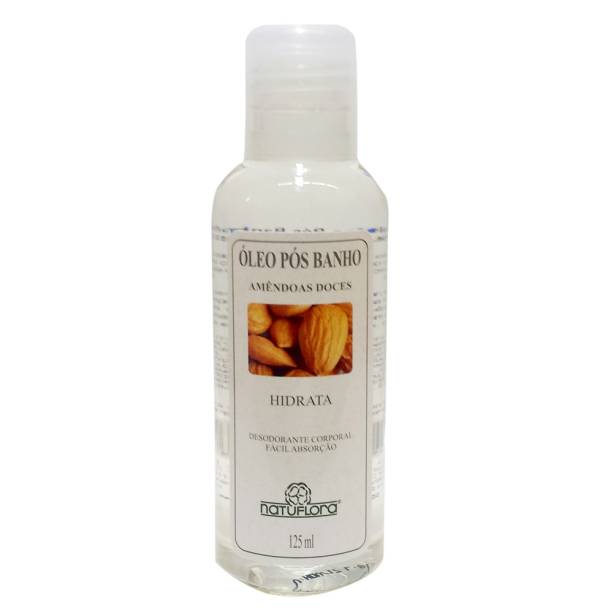 <span>Óleo Pós Banho Amêndoas Doces </span><strong>Natuflora</strong><span> - Desodorante Corporal - 125ml - </span><strong>R$ 32,00</strong>