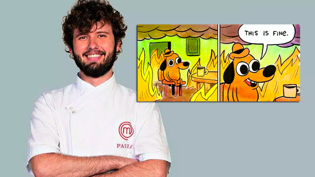 Paulo do MasterChef Profissionais surpreende com sua calma em meio ao caos