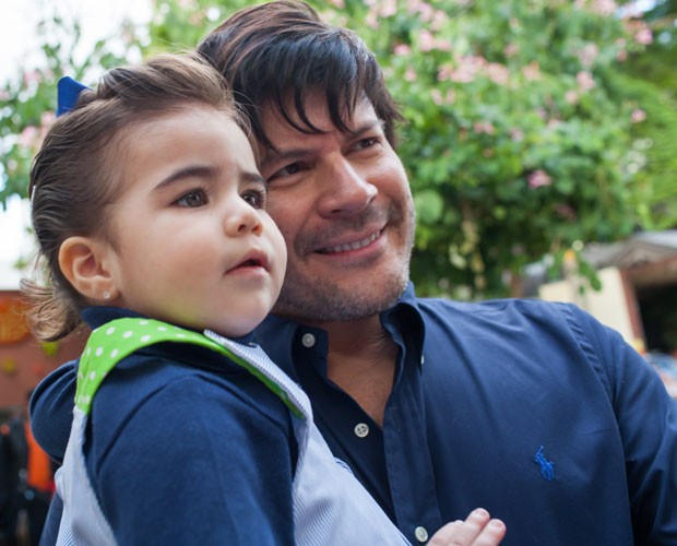 Paulo Ricardo e a filha, Isabela