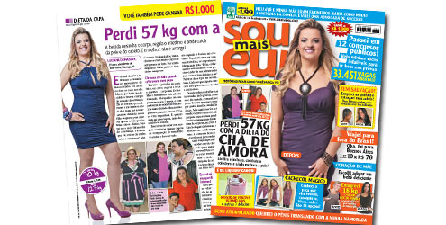 A dieta que emagrece 57 kg com chá de amora A dieta que emagrece 57 kg com chá de amora