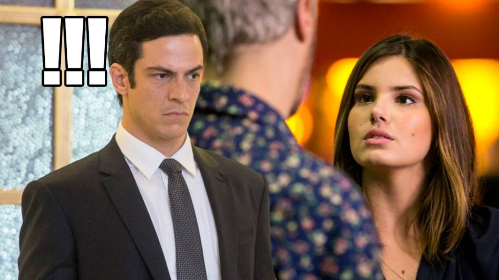 Pega Pega: Eric vê Luíza em seu emprego misterioso