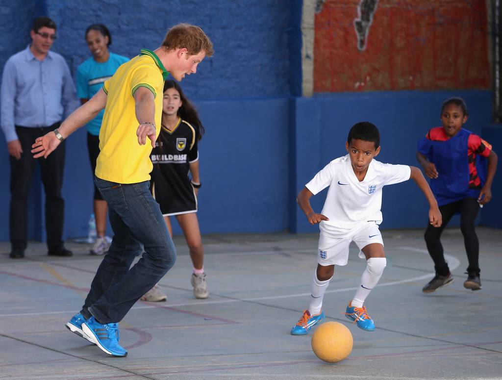 Principe Harry na Copa do Mundo do Brasil Principe Harry na Copa do Mundo do Brasil