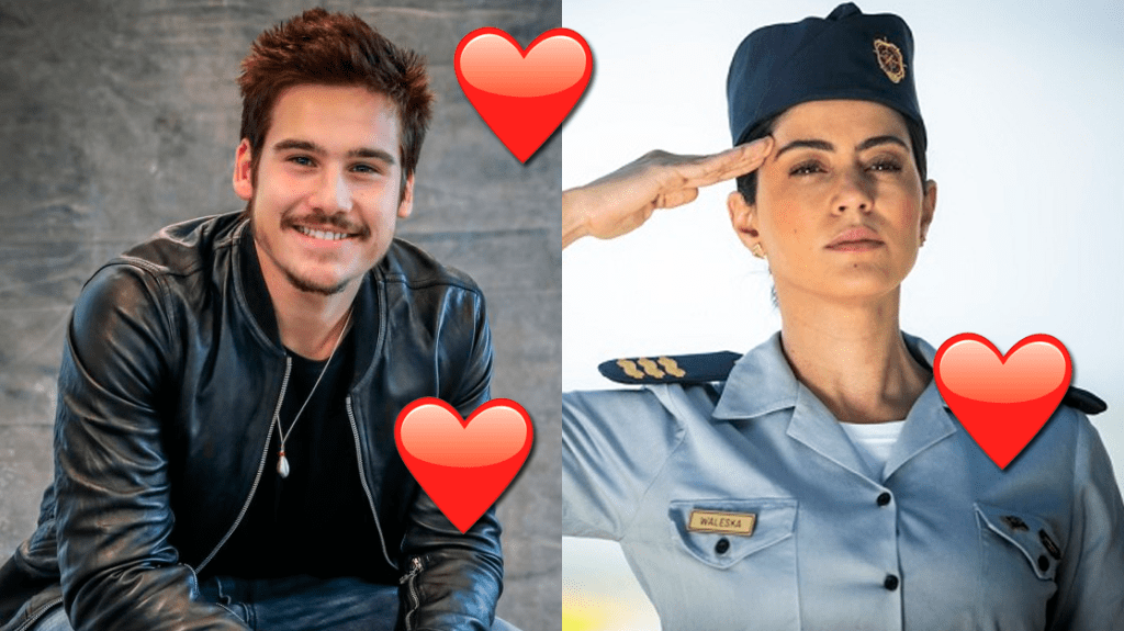 Novo casal no ar? Samuca e Waleska se beijam em ‘O Tempo Não Para’