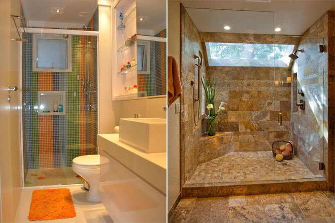 Do descolado ao luxuoso, 12 ideias de revestimentos para boxes de banheiro