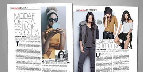 Estilista Cris Barros fala da moda "fast-fashion" na ELLE de abril Estilista Cris Barros fala da moda "fast-fashion" na ELLE de abril