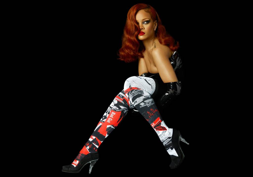 Rihanna lança primeira coleção como diretora criativa de marca de meias