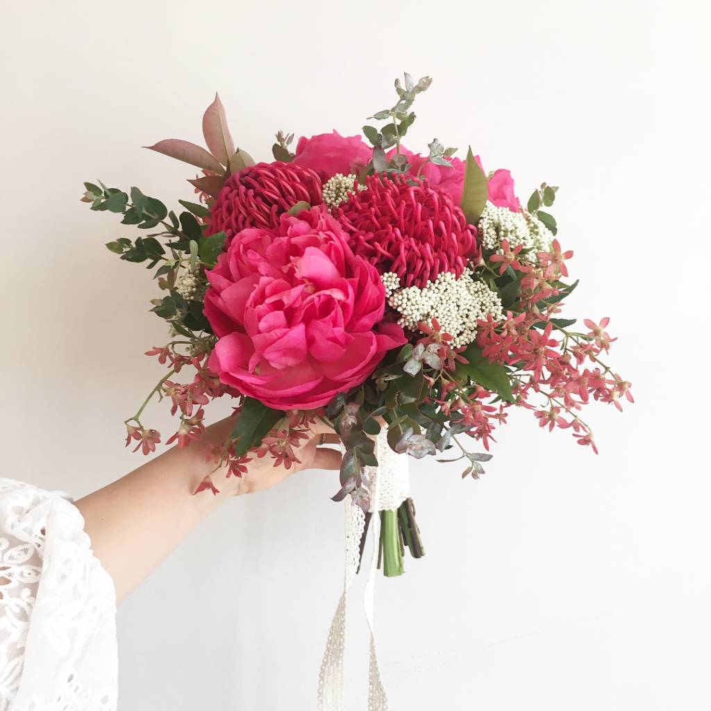 30 buquês de noiva criativos e diferentes rose-et-blanc-flower-instagram