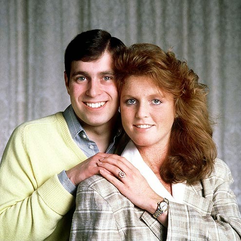 Sarah Ferguson – noivado príncipe Andrew Sarah Ferguson – noivado príncipe Andrew