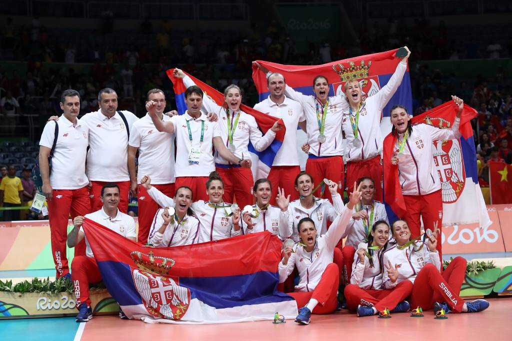 Seleção feminina de vôlei da Sérvia – prata no Rio 2016 Seleção feminina de vôlei da Sérvia – prata no Rio 2016