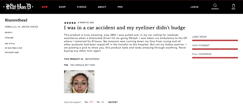 review tattoo liner kat von d review tattoo liner kat von d