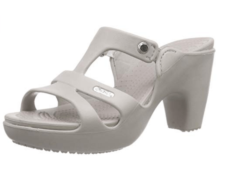 Crocs de salto platinum