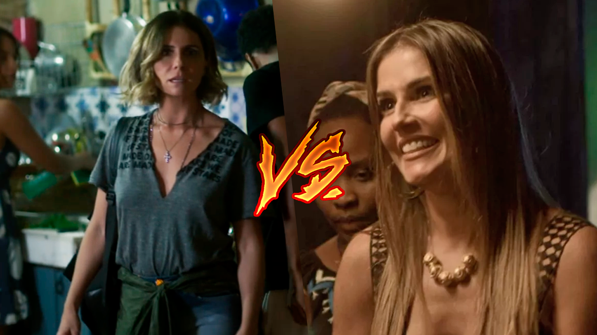 Resumo da novela Segundo Sol, Luzia discute com Karola