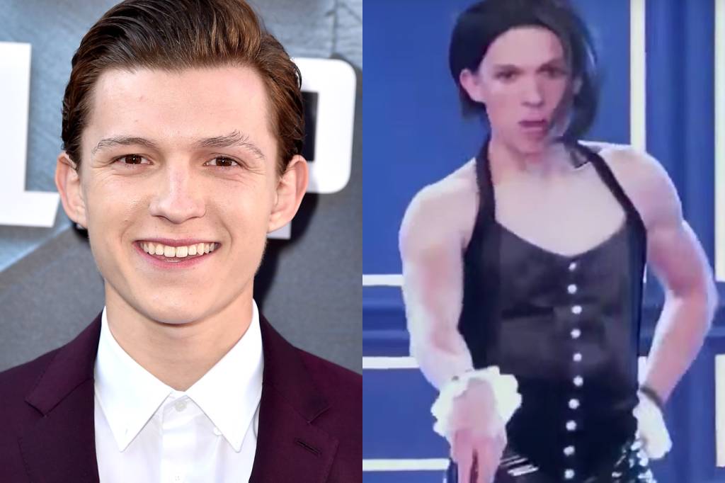 Tom Holland se fantasiou de Rihanna, dublou ‘Umbrella’ e lacrou