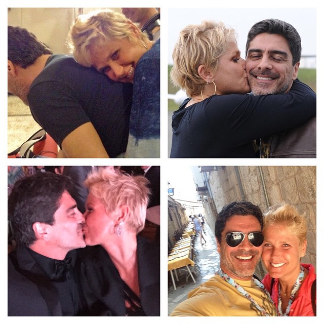 Xuxa e Junno se declaram no Instagram