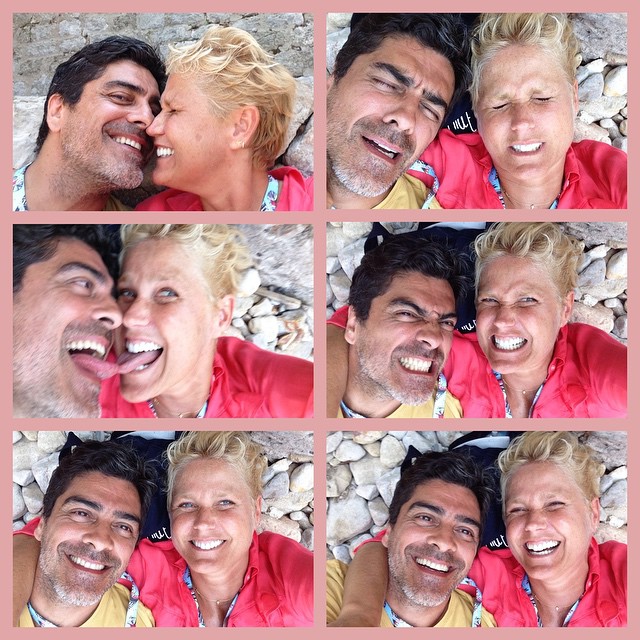 Xuxa e Junno se declaram no Instagram